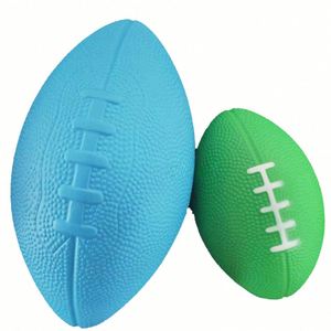 Wholesale Soft PU Football & Rugby <b>Balls</b> Customized Logo <b>Squeeze</b> Toys Kid's Sports Training OEM PU Rugby Promotional Gifts - Product Image 2