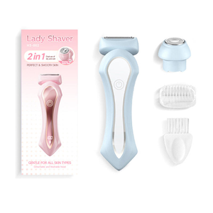 PAKISS Rasoir électrique portable lavable pour femmes, utilisation domestique, rechargeable, pour l'épilation du corps, du visage et du maillot - Product Image 1