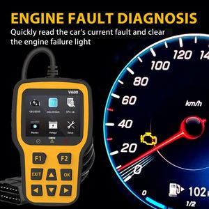 2025 v600 גרסה מלאה של כלי סריקת אבחון לרכב עם 1 שנה אחריות ב 10 שפות ללא סוללה - Product Image 3