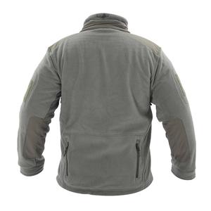 Veste tactique en polaire légère et respirante pour homme HBJ 03, pour l'extérieur, avec plusieurs poches et patchs sur les coudes et les épaules - Product Image 3