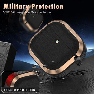 Laudtec Custom Ejk01 cubierta <span class=keywords><strong>de</strong></span> aleación <span class=keywords><strong>de</strong></span> aluminio a prueba <span class=keywords><strong>de</strong></span> golpes funda <span class=keywords><strong>de</strong></span> auriculares <span class=keywords><strong>de</strong></span> <span class=keywords><strong>carga</strong></span> <span class=keywords><strong>inalámbrica</strong></span> para <span class=keywords><strong>Apple</strong></span> para <span class=keywords><strong>Airpods</strong></span> Pro <span class=keywords><strong>2</strong></span> 4 mosquetón - Product Image 3