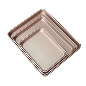 Hộ gia đình đồ nấu nướng bakeware thép carbon không dính nướng khay nướng tấm Chảo tấm <span class=keywords><strong>Cookie</strong></span> tấm bữa ăn tối nướng món ăn - Product Image 2