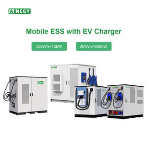 Station de recharge rapide pour véhicules électriques AINEGY 32 kWh 2 MWh CCS1/CCS2/CHAdeMO avec système de stockage d'énergie - Product Image 2