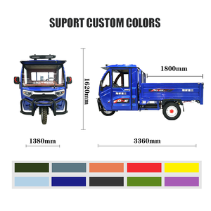 2025 le dernier/plus récent Tricycle électrique <span class=keywords><strong>pour</strong></span> adultes personnalisé Cargo Tricycle électrique Tricycle de voiture Vélo électrique <span class=keywords><strong>pour</strong></span> adultes - Product Image 2