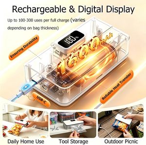 Machine de mise sous vide portable USB mini pour sacs, usage domestique et commercial, la plus vendue, fournie par l'usine, pour aliments - Product Image 3