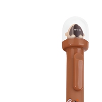 Stylo gel KUKI Keqi mignon en forme de pistache 8580, pointe 0,5 mm, stylo à clic pour fournitures scolaires, cadeau