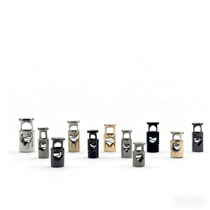 जस्ता धातु कॉर्ड लॉक स्प्रिंग स्टॉपर एडजस्टेबल ड्रॉस्ट्रिंग टॉगल - Product Image 4