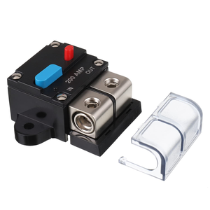 Disjoncteur réinitialisable 200A 12V 24V avec porte-fusible pour amplificateur audio de voiture, réinitialisation manuelle pour treuil, marine, camping-car, camion, caravane - Product Image 3