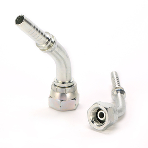 Raccordo a gomito femmina a 45 gradi BSPP <span class=keywords><strong>DKR</strong></span> per sistemi idraulici, per macchine agricole - Product Image 4