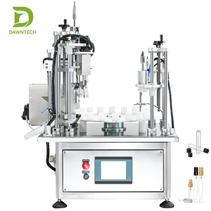 Machine de remplissage et de bouchage automatique à pompe péristaltique rotative pour flacons de parfum, d'huiles essentielles et de cosmétiques, avec bouchonneuse à vis pour laboratoire - Product Image 2