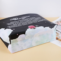 Sacs fourre-tout personnalisés en RPET non tissé, réutilisables, recyclables, écologiques, imperméables, pour courses et shopping, durables, avec coutures renforcées
