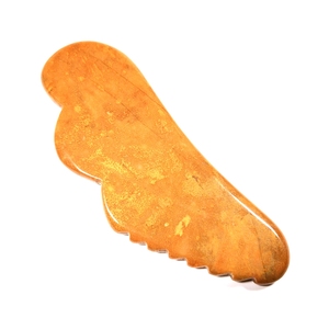 HZ, venta Popular, jaspe de Mookaite dentado, herramienta Guasha, forma de ala, buena salud, Guastone dentado - Product Image 6