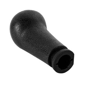 Pomo de palanca de cambios para coche Chevrolet, plateado, de cuero negro, ergonómico, para Spark con transmisión manual - Product Image 3