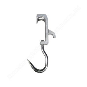 Crochets suspendus pour boucher Rails de viande Crochet de traitement d'abattage Carcasse de bétail Crochet suspendu d'abattoir - Product Image 1