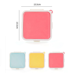 Boîte à lunch portable en silicone pour les employés <span class=keywords><strong>de</strong></span> bureau, les étudiants, peut être chauffée et scellée, boîte <span class=keywords><strong>de</strong></span> <span class=keywords><strong>conservation</strong></span> pour sandwichs et <span class=keywords><strong>pain</strong></span> - Product Image 6