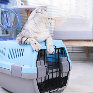 High Quality Dog Cage Eco Friendly Plastic Pet Flight Case Portable Travel Cat Dog Transport Box Production Pet Aviation box