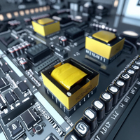 Transformateur d'alimentation toroïdal à enroulement en cuivre 60V vers 220V pour PCB avec bobine