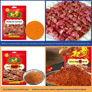 Set di condimenti per Barbecue Qishen uso domestico <span class=keywords><strong>Kebab</strong></span> ali grigliate salsa piccante al cumino - Product Image 3