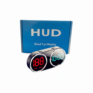 Hud Digital Speedometer Led Display Clock Windshield Head Up For Cars <b>Auto</b> <b>Electronics</b> <b>Accessory</b> - Product Image 1