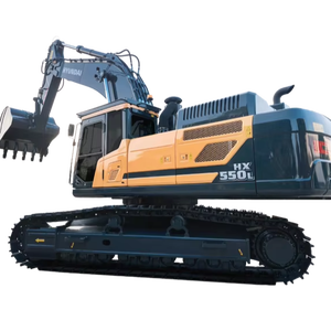 Nouvelle pelle hydraulique sur chenilles Hyundai HX550L de 50 tonnes, grande machine hydraulique, en promotion avec moteur principal, bon état, prix réduit - Product Image 1