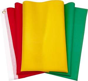 Bandera <span class=keywords><strong>de</strong></span> Guinea <span class=keywords><strong>de</strong></span> Alta Calidad, 90x150cm, Poliéster Resistente al Sol, Colores Vivos, con Ojales para Colgar en Exteriores - Product Image 3