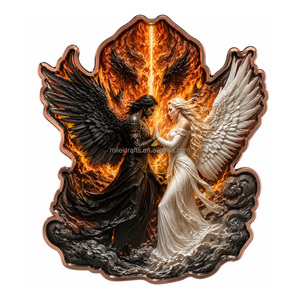 Pièce de collection en cuivre pur 999, en forme personnalisée, imprimée UV, pour artisanat métallique, 1oz 2oz 5oz 10oz - Product Image 4