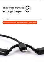 Compatible avec Huawei, Apple et Android, adaptateur de câble de données pour téléphone à charge rapide 3 en 1, câble de charge un-vers-trois