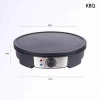 Crêpière automatique en aluminium antiadhésif Crêpière électrique pour plaque chauffante Roti