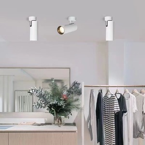 <span class=keywords><strong>Led</strong></span> bề mặt gắn COB trần gắn điều chỉnh góc Spotlight chiếu sáng trong nhà nền tường Poly Ánh sáng Downlight mới - Product Image 3
