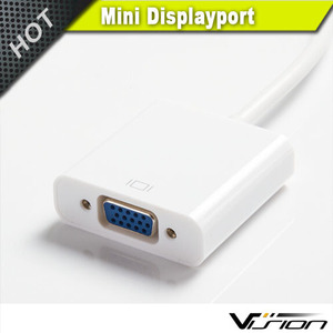 Mini Display Port DP <span class=keywords><strong>Thunderbolt</strong></span> a <span class=keywords><strong>VGA</strong></span> <span class=keywords><strong>Cable</strong></span> adaptador activo Full HD 1080p Negro - Product Image 5