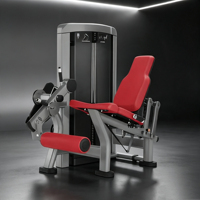 Appareil d'entraînement pour extensions de jambes, machine de musculation professionnelle, construction en acier réglable, conception durable et sûre pour l'entraînement des muscles avant de la cuisse