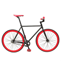 Vélo à pignon fixe 700c en gros OEM, vélo de route d'usine avec fourche en acier et système de frein à disque