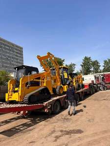 Chargeuse sur pneus pour usage domestique et jardin, 3 tonnes, certifiée EPA Euro 5 CE, chargeuses à direction à glissement avec plusieurs dispositifs de travail - Product Image 5