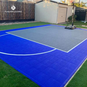 แผ่นปูพื้นสนามบาสเก็ตบอลของสนามหลังบ้านที่เชื่อมต่อกันแผ่นปูพื้นชื่อกีฬา - Product Image 2