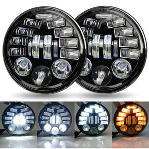 ไฟ LED ส่องทางไกลอเนกประสงค์ 75W ขนาด 5.75 นิ้ว 24V สำหรับมอเตอร์ไซค์คาเฟ่เรเซอร์ ทรงกลม สำหรับดัดแปลงรถยนต์ - Product Image 5