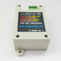 Unité d'alarme D371 modèle 4G GSM DIN Peut être connectée aux aimants de porte, aux interrupteurs de niveau d'eau, aux capteurs du corps humain et à d'autres capteurs