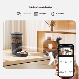 Vendita calda 3L intelligente automatico <span class=keywords><strong>per</strong></span> cani e <span class=keywords><strong>gatti</strong></span> <span class=keywords><strong>per</strong></span> animali domestici Dispenser di cibo <span class=keywords><strong>per</strong></span> cuccioli e cani con ciotole Auto in acciaio inox - Product Image 3