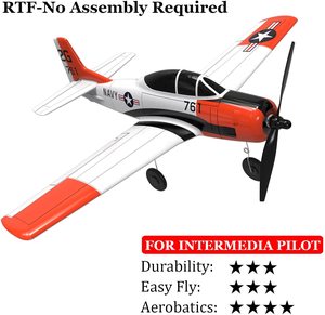 Avion radiocommandé RC Park <span class=keywords><strong>Flyer</strong></span> T28 Trojan facile à piloter, 4 canaux, pour débutants, avec stabilisateur gyroscopique 761-9 - Product Image 6