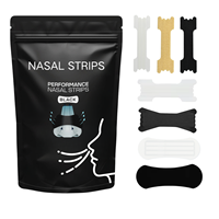 Anthrive 30 jours Transparent amélioré la respiration nasale patch d'aide au sommeil Anti ronflement bande nasale noire bandelettes nasales pour le sport
