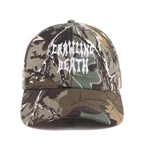 Fashion Men Forest Camouflage Hunting Cap Custom Embroidered Outdoor Tree Camo Baseball Cap