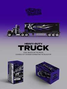 PB PB8829 Nuevo Camión de Juguete Retro Americano con Remolque Grande y Contenedor, Bloques de Construcción de Alta Resistencia, Juego de Regalo de Navidad - Product Image 6