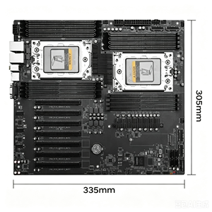 7 GPU เมนบอร์ด H12D-16D เมนบอร์ดสำหรับเวิร์กสเตชันเซิร์ฟเวอร์ H12D-16D เมนบอร์ดรองรับ 7002/7003 เมนบอร์ดเซิร์ฟเวอร์ - Product Image 6