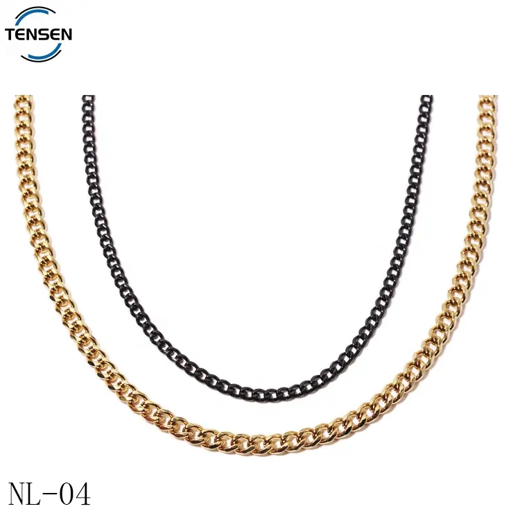 Mode chaîne torsadée femme bijoux accessoire en gros petit serpent chaîne collier raccord pour les femmes décoration