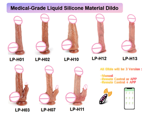 Prezzo di fabbrica grande Dildo di spinta con telecomando morbido gallo Sex Toy per donne vibranti dispositivo di masturbazione - Product Image 2