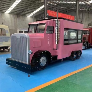 Điện thoại di động salon thực phẩm Xe Tải Màu Hồng Hot Dog đứng điện thoại di động nhà bếp <span class=keywords><strong>Ice</strong></span> Cream kiosk Hot Dog giỏ hàng với nướng và sâu Fryer thực phẩm Trailer - Product Image 4