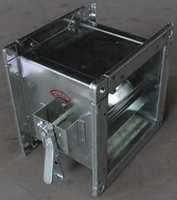 Système Hvac Type de conduit VCD Amortisseur de contrôle du volume d'air manuel