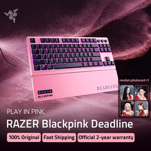 คีย์บอร์ดเกมมิ่ง Razer BLACKPINK Ornata V3 Tenkeyless แบบมีสาย สวิตช์ Mecha-Membrane โปรไฟล์ต่ำ TKL ไฟ RGB Backlit สำหรับพีซี - Product Image 3