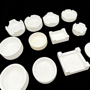 Crisol de Cerámica de Alúmina, Bandeja Industrial para Fundición de Vidrio, Material Refractario de Cordierita y Mullita - Product Image 5