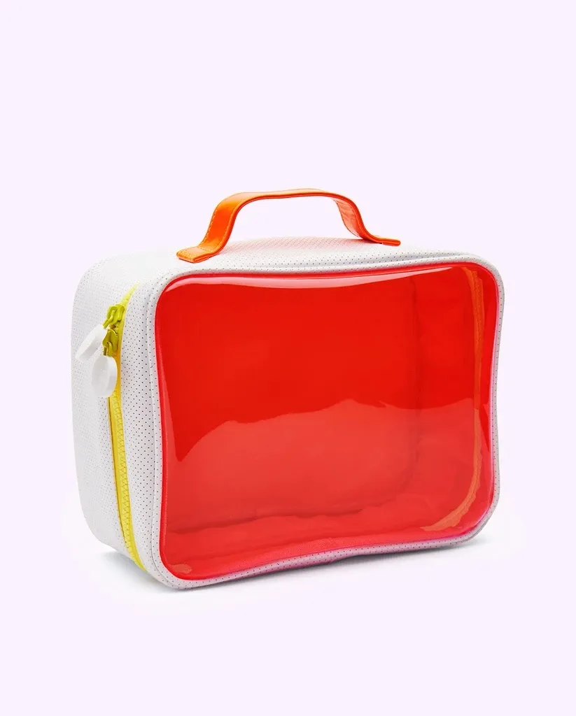 Bolsa para viagem de higiene pessoal, mala para viagem de pvc transparente para maquiagem, bolsas ou bolsas