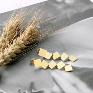 Ason Prix de Gros Nouveau Design Bijoux en Acier Inoxydable Plaqué Or 18K Pendentif Longues Boucles d'Oreilles Pendantes pour Femmes et Filles - Product Image 6